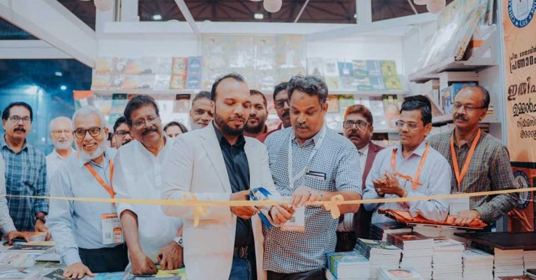 43rd Sharjah International Book Fair- Chiranthana Stall inaugurated by Tamim Abu Bakar