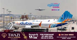 Fly Dubai takes off- 14 flights scheduled to land in Dubai have been diverted to nearby airports.