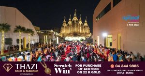 BAPS Hindu Mandir in Abu Dhabi received more than 10,000 visitors on its first anniversary