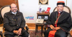 Cardinal Mar George visited Koovakkad and M.A. Yusufali