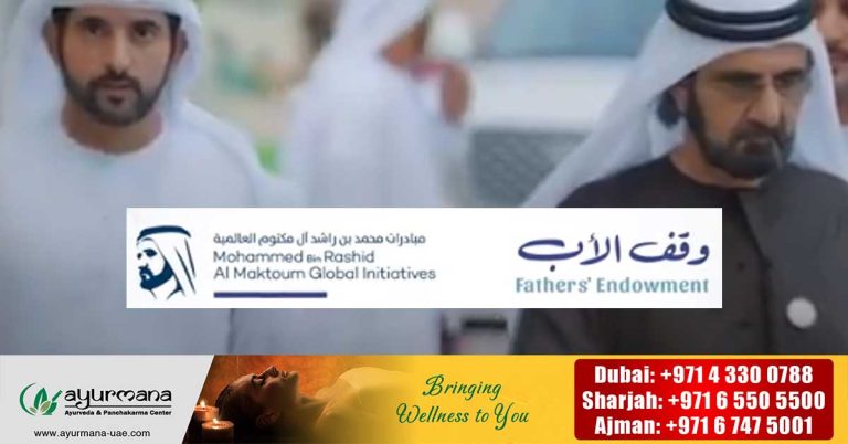 Dubai Ruler with Ramadan Campaign for Healthcare Risk Fathers