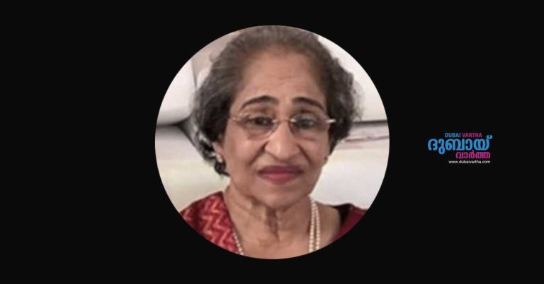 Valsa Mathew, wife of Malayali doctor who was honored with citizenship, passes away in Al Ain