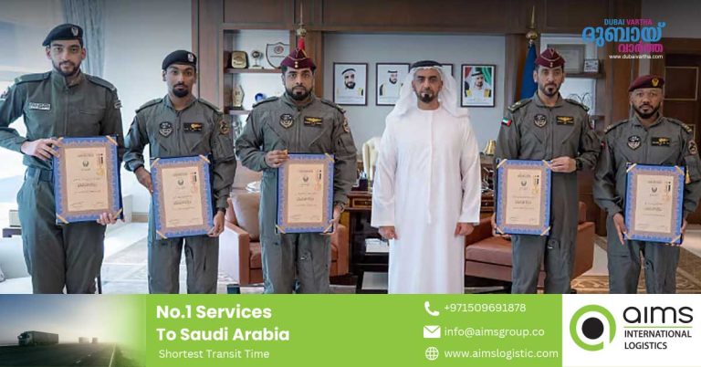 Deputy Prime Minister honors crew members who rescued 9 people from ship capsizing near Sharjah's Hamriyah Port