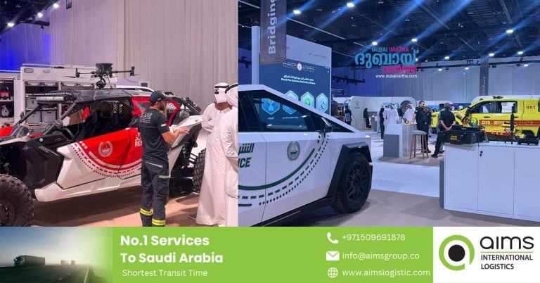 Dubai Police showcase new equipment, from a sonic scanner capable of detecting signs of life under the rubble of a collapsed building to a 360° search camera