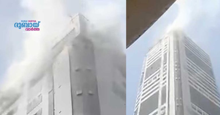 Fire breaks out in multi-storey building in Sharjah's Al Nahda- Residents evacuated.