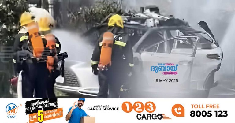 Driverless car catches fire during race in China- Chinese car company says it will not affect Abu Dhabi's driverless taxi venture
