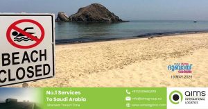 Oil spill- Swimming at Khorfakkan beach temporarily suspended