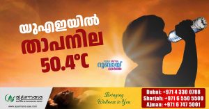 Hot to hot: Today's high temperature 50.4°C