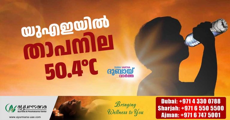 Hot to hot: Today's high temperature 50.4°C