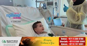 A child with serious burn injuries was brought from Gaza for specialist treatment
