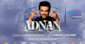Adnan Sami's live concert in Dubai scheduled for tomorrow, the 29th, has been postponed.