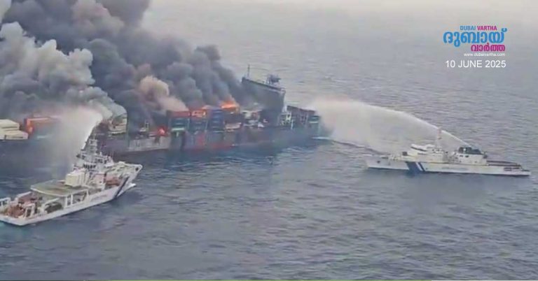 Ships caught fire at sea off the Kerala coast and began to capsize: 157 containers are reportedly carrying extremely dangerous cargo.