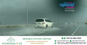 Rain and thunderstorms in Al Ain- Heavy rain, more rain likely in many places