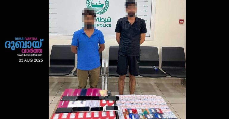 Two people arrested in Dubai for committing online fraud by stealing banking information.