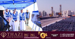 Construction of Dubai Metro Blue Line is progressing rapidly_ 10 percentage of the work has been completed in 5 months