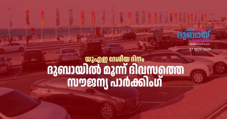 Dubai announces 3-day free public parking for UAE National Day