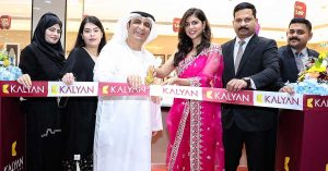 Kalyani Priyadarshan inaugurates Kalyan Jewellers' new showroom in Dubai Al Nahda 2