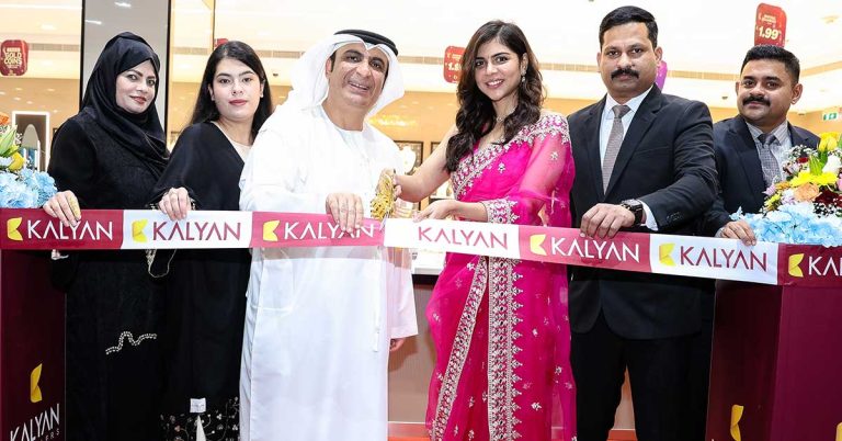 Kalyani Priyadarshan inaugurates Kalyan Jewellers' new showroom in Dubai Al Nahda 2