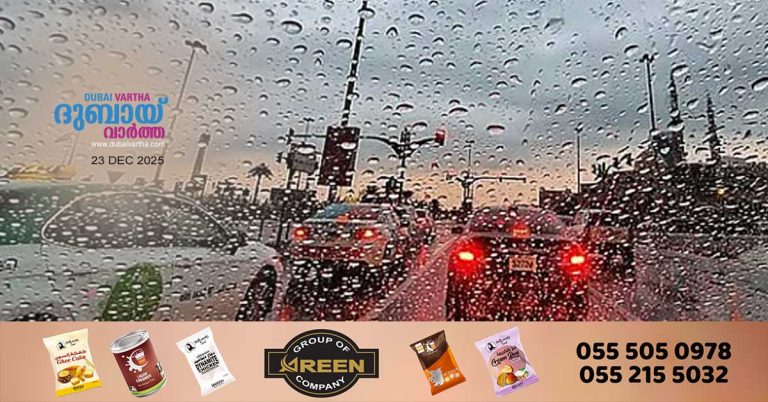 The forecast says there is a possibility of rain in some areas on December 25th.