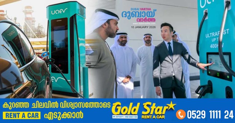 Ajman's first integrated electric vehicle charging station opens