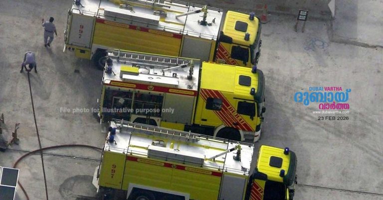 Fire breaks out at warehouse in Al Musoon, Abu Dhabi