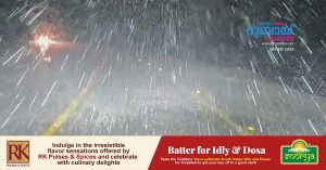 Rain and hailstorms in many places, including Jebel Jais!