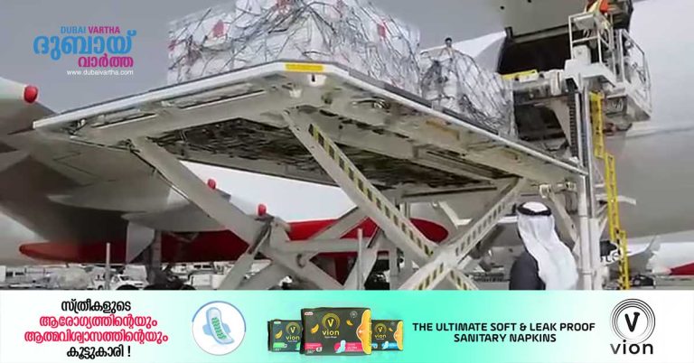 UAE and Bahrain jointly send 100 tons of emergency aid to Gaza during Ramadan