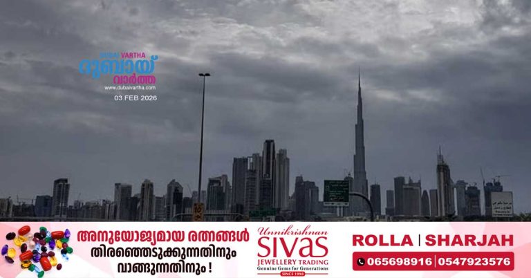 UAE weather forecast_ Cloudy skies and humid nights with possible rain showers