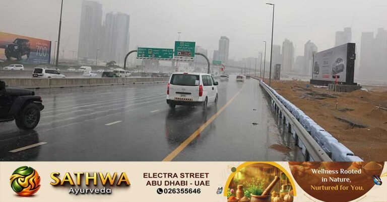 Rain Chance for two days in uae
