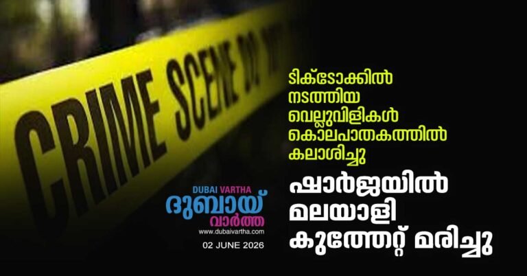 Challenges on TikTok resulted in a fatal accident_ Malayali stabbed to death in Sharjah
