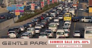 Schools reopened after the summer holidays; heavy traffic congestion was experienced on the Sharjah-Dubai roads.