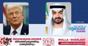 US President Donald Trump spoke with the UAE President over the phone.